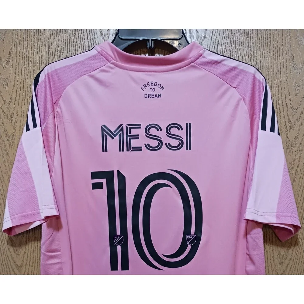 Lionel Messi (Adidas)-(Inter)-(Miami)-(Pink)-(Jersey)-(New)-(Size:L)-$98.00 - Picture 5 of 11